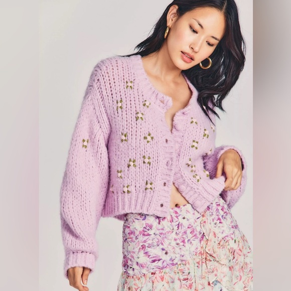 LoveShackFancy Emilie Cardigan